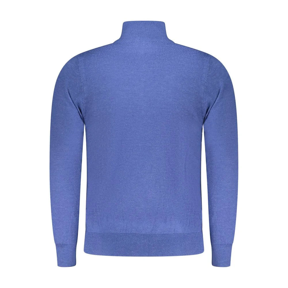 Rifle Blue Wool Men Sweater - Sweaters