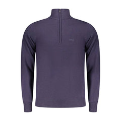 Rifle Blue Wool Men Sweater - Sweaters