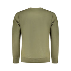 Rifle Green Cotton Men Sweater