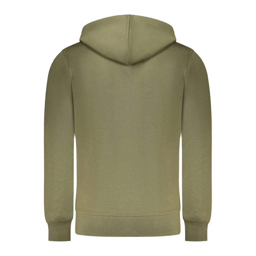 Rifle Green Cotton Men Sweater - Hoodies