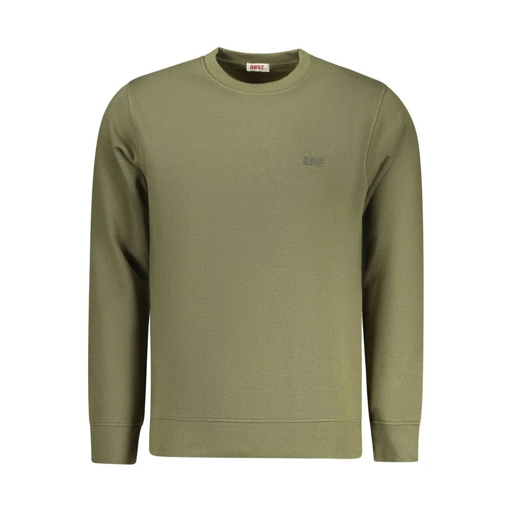 Rifle Green Cotton Men Sweater - Sweatshirts