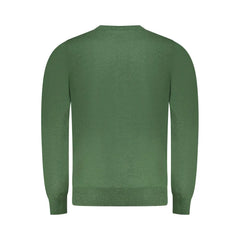 Rifle Green Wool Men Sweater - XL