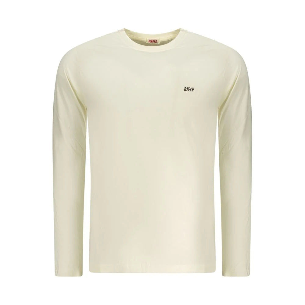 Rifle White Cotton Men T-Shirt