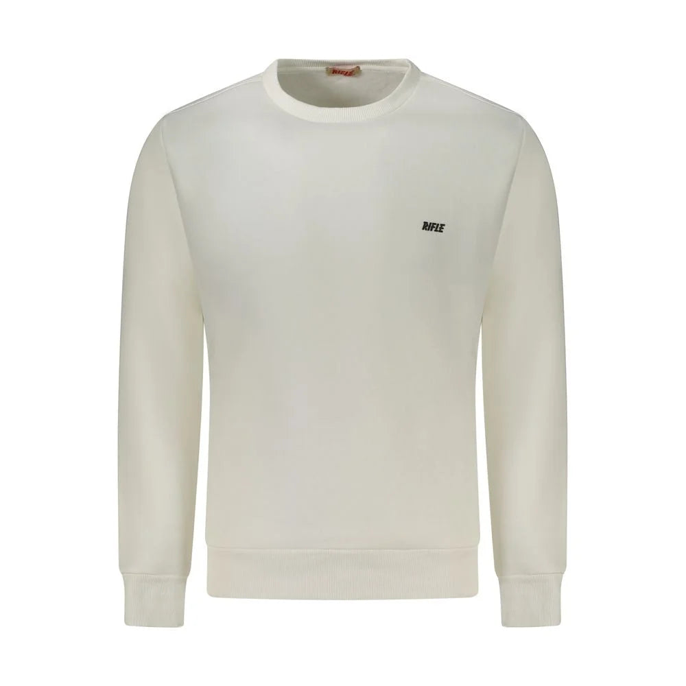 Rifle White Cotton Sweatshirt - Sweatshirts