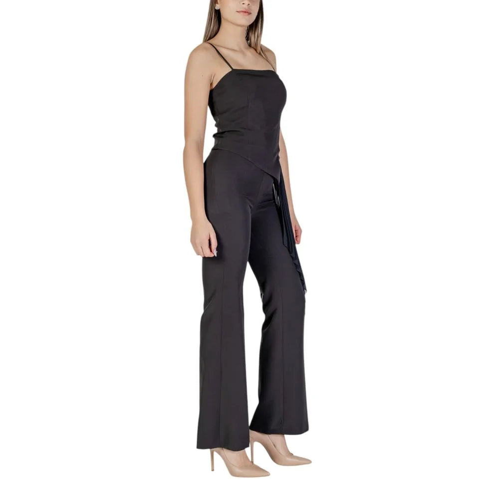 Rinascimento Black Polyester Jumpsuit - One-Pieces