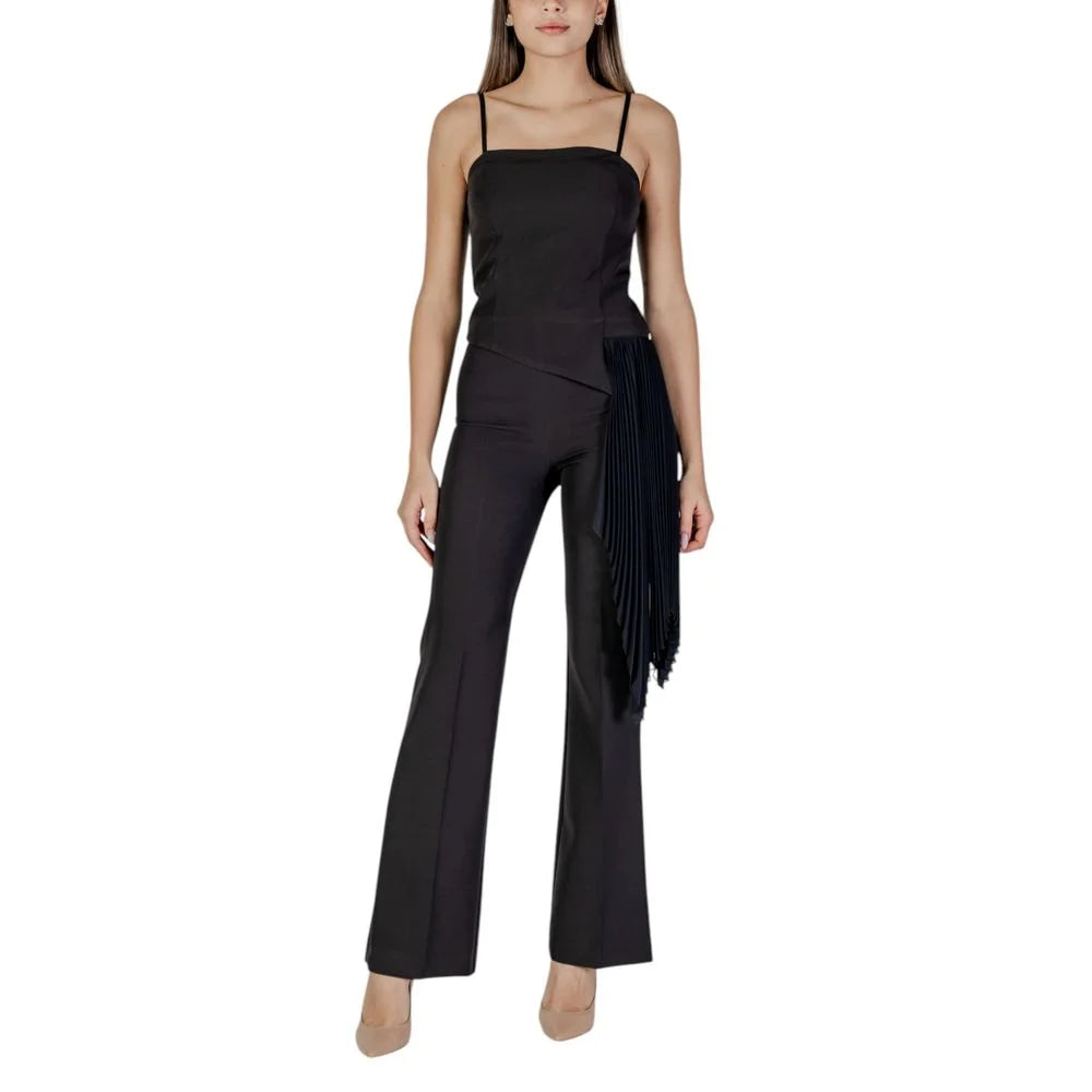 Rinascimento Black Polyester Jumpsuit - One-Pieces