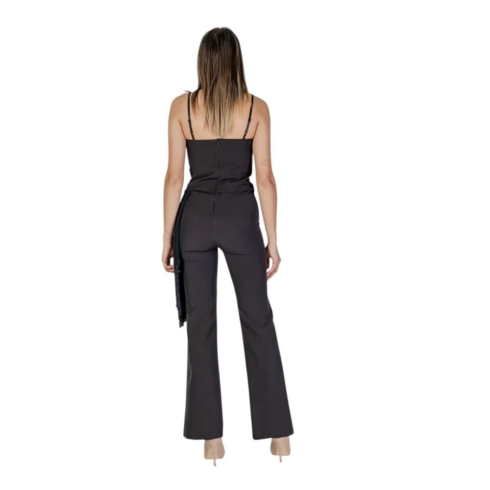 Rinascimento Black Polyester Jumpsuit - One-Pieces