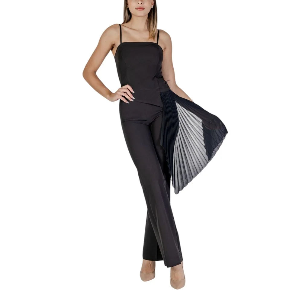 Rinascimento Black Polyester Jumpsuit - One-Pieces