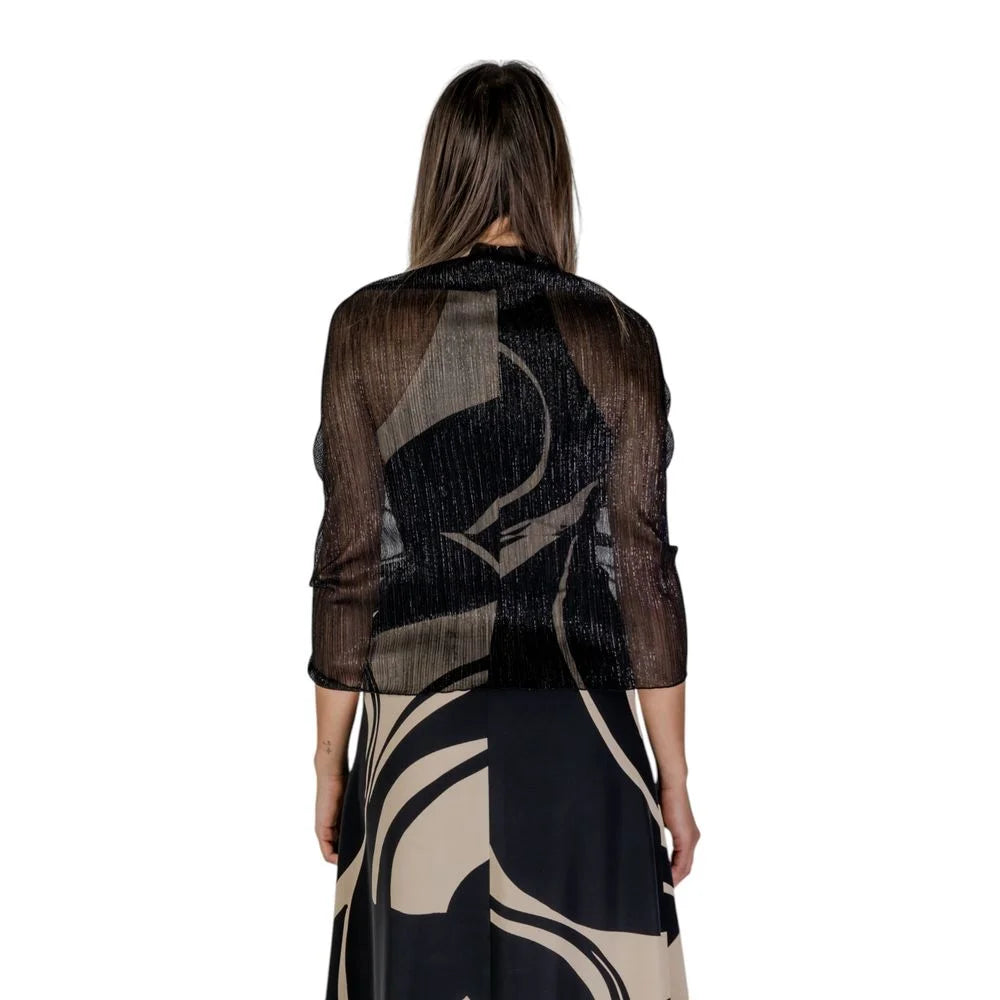 Rinascimento Black Polyester Scarf - Scarves & Shawls