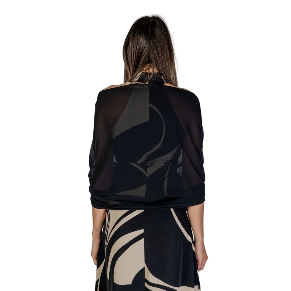 Rinascimento Black Polyester Scarf - Scarves & Shawls