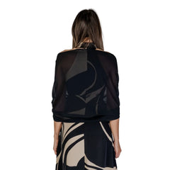 Rinascimento Black Polyester Scarf - Scarves & Shawls