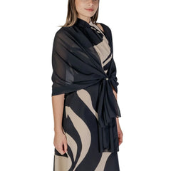 Rinascimento Black Polyester Scarf - Scarves & Shawls