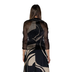 Rinascimento Black Polyester Scarf - Scarves & Shawls