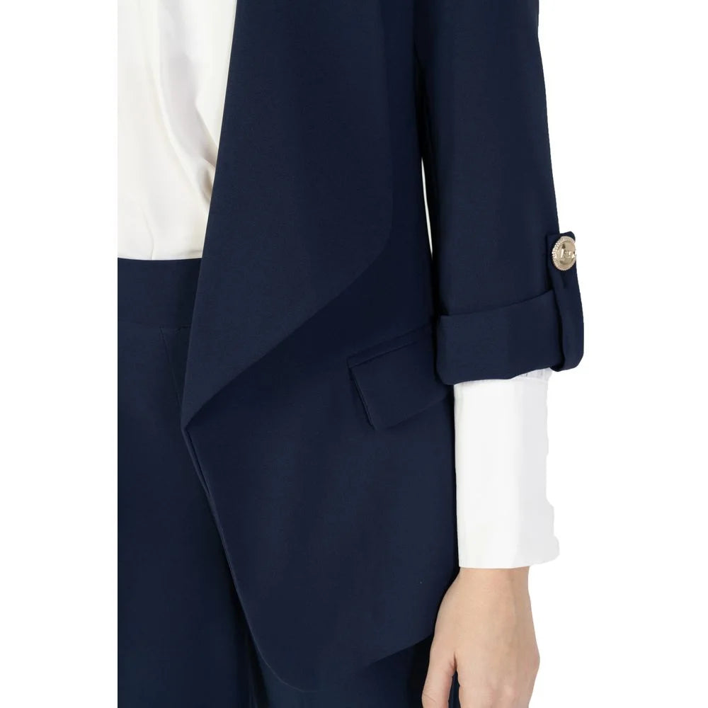 Rinascimento Blue Polyester Blazer - IT40|S - Coats & Jackets