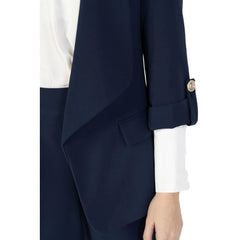 Rinascimento Blue Polyester Blazer - IT40|S - Coats & Jackets