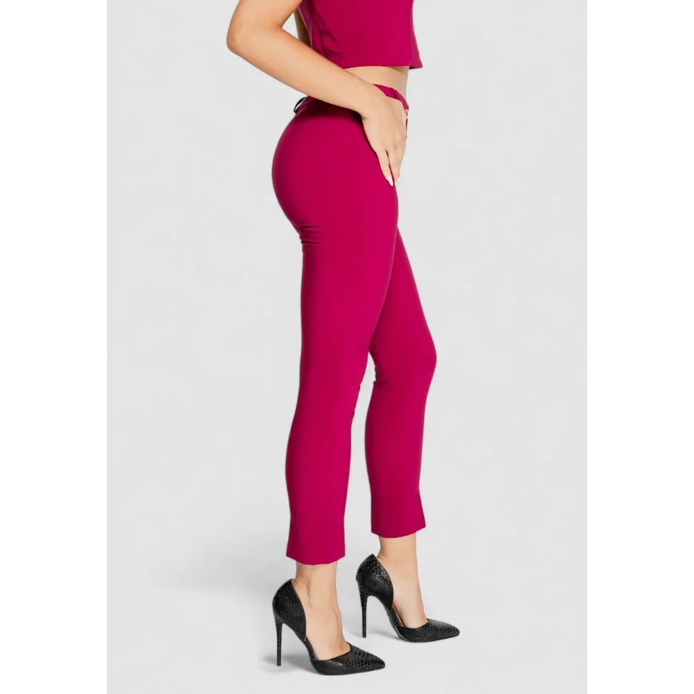 Rinascimento Bordeaux Polyester Pant - Trousers