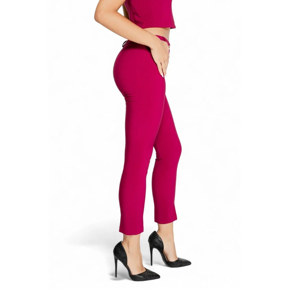 Rinascimento Bordeaux Polyester Pant - Trousers