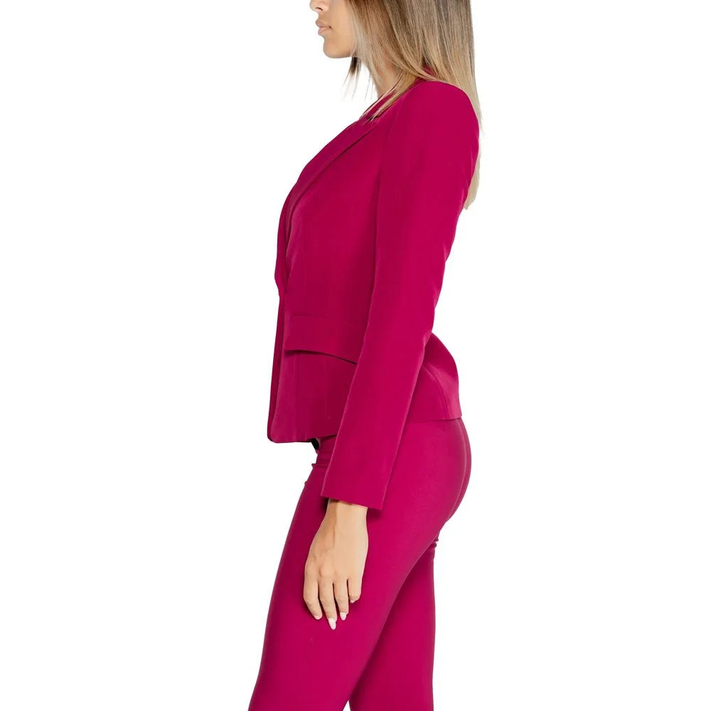 Rinascimento Fuchsia Polyester Blazer - XS - Coats & Jackets