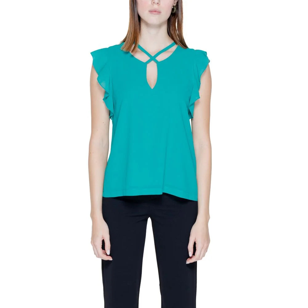 Rinascimento Green Polyester Blouse - IT38|XS