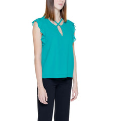 Rinascimento Green Polyester Blouse - IT38|XS