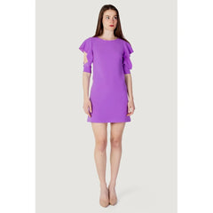 Rinascimento Purple Polyester Midi - IT38|XS - Dresses