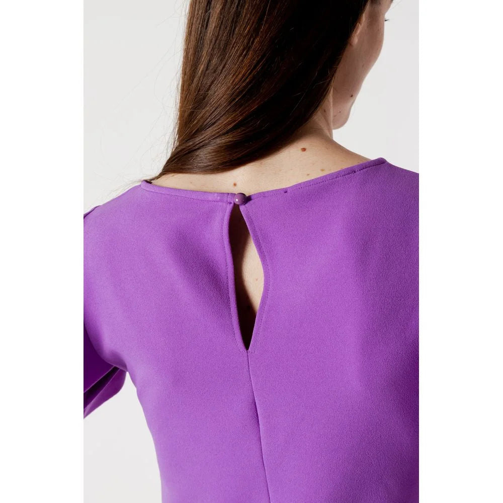 Rinascimento Purple Polyester Midi - IT38|XS - Dresses
