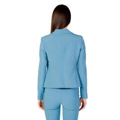 Rinascimento Turquoise Polyester Blazer - IT42|M - Coats & Jackets
