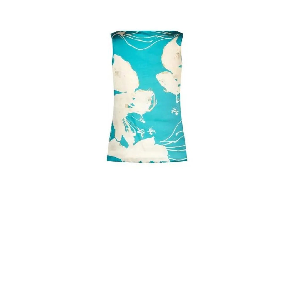 Rinascimento Turquoise Polyester Blouse - IT38|XS