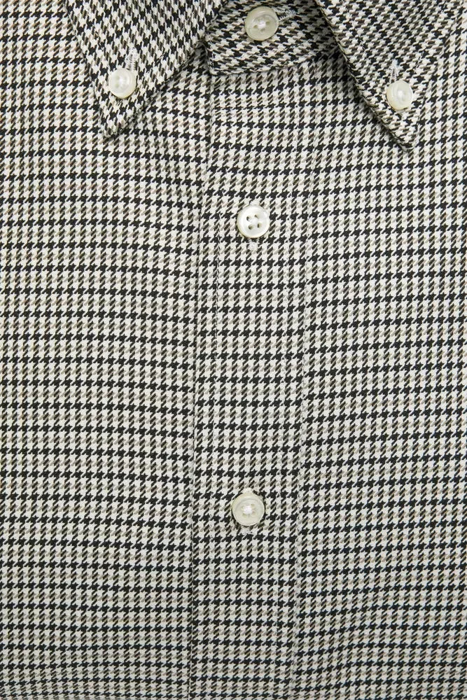 Robert Friedman Beige Cotton Men Shirt - Shirts