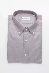 Robert Friedman Beige Cotton Men Shirt - Shirts