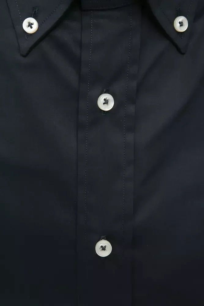 Robert Friedman Black Cotton Men’s Shirt - Shirts
