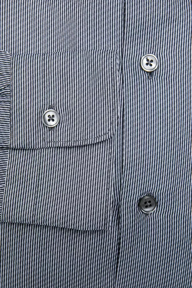 Robert Friedman Blue Cotton Men Shirt - Shirts