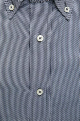 Robert Friedman Blue Cotton Men Shirt - Shirts