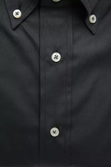 Robert Friedman Gray Cotton Men Shirt - Shirts