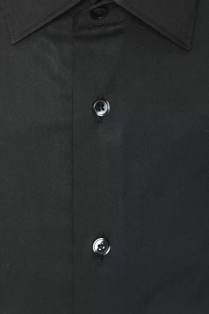 Robert Friedman Gray Cotton Men Shirt - Shirts