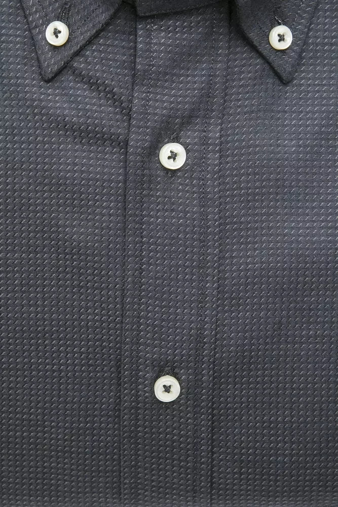 Robert Friedman Green Cotton Men Shirt - Shirts