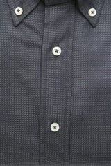 Robert Friedman Green Cotton Men Shirt - Shirts