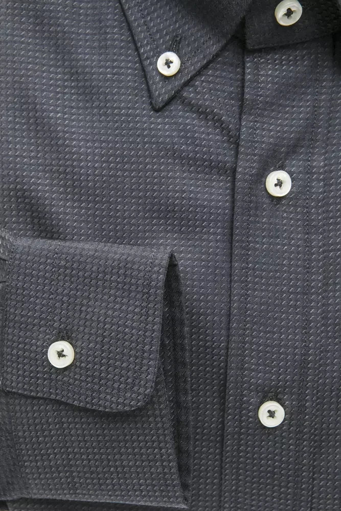 Robert Friedman Green Cotton Men Shirt - Shirts