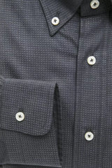 Robert Friedman Green Cotton Men Shirt - Shirts