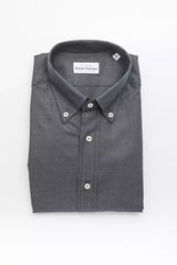 Robert Friedman Green Cotton Men Shirt - Shirts
