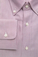 Robert Friedman Red Cotton Men Shirt - Shirts