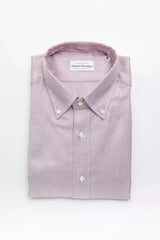 Robert Friedman Red Cotton Men Shirt - Shirts