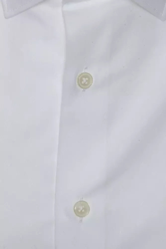 Robert Friedman White Cotton Men Shirt - M - Shirts