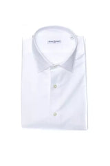Robert Friedman White Cotton Men Shirt - M - Shirts