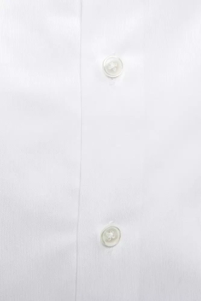 Robert Friedman White Cotton Men’s Shirt - L - Shirts