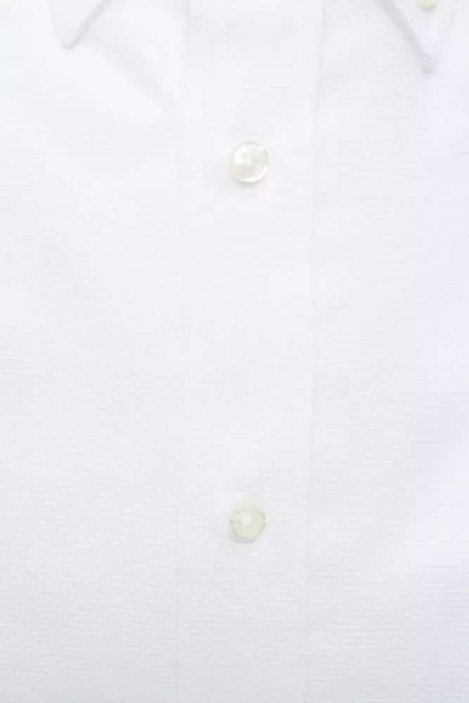 Robert Friedman White Cotton Men’s Shirt - Shirts