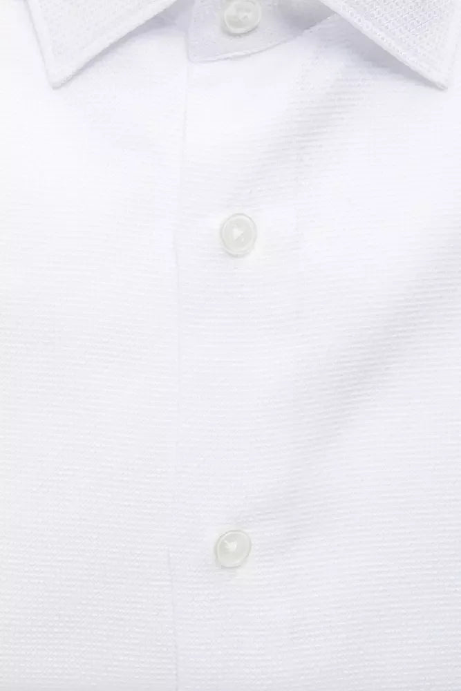 Robert Friedman White Cotton Men’s Shirt - XL - Shirts