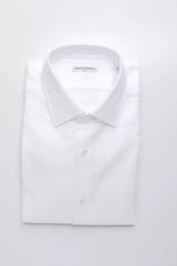 Robert Friedman White Cotton Men’s Shirt - XL - Shirts