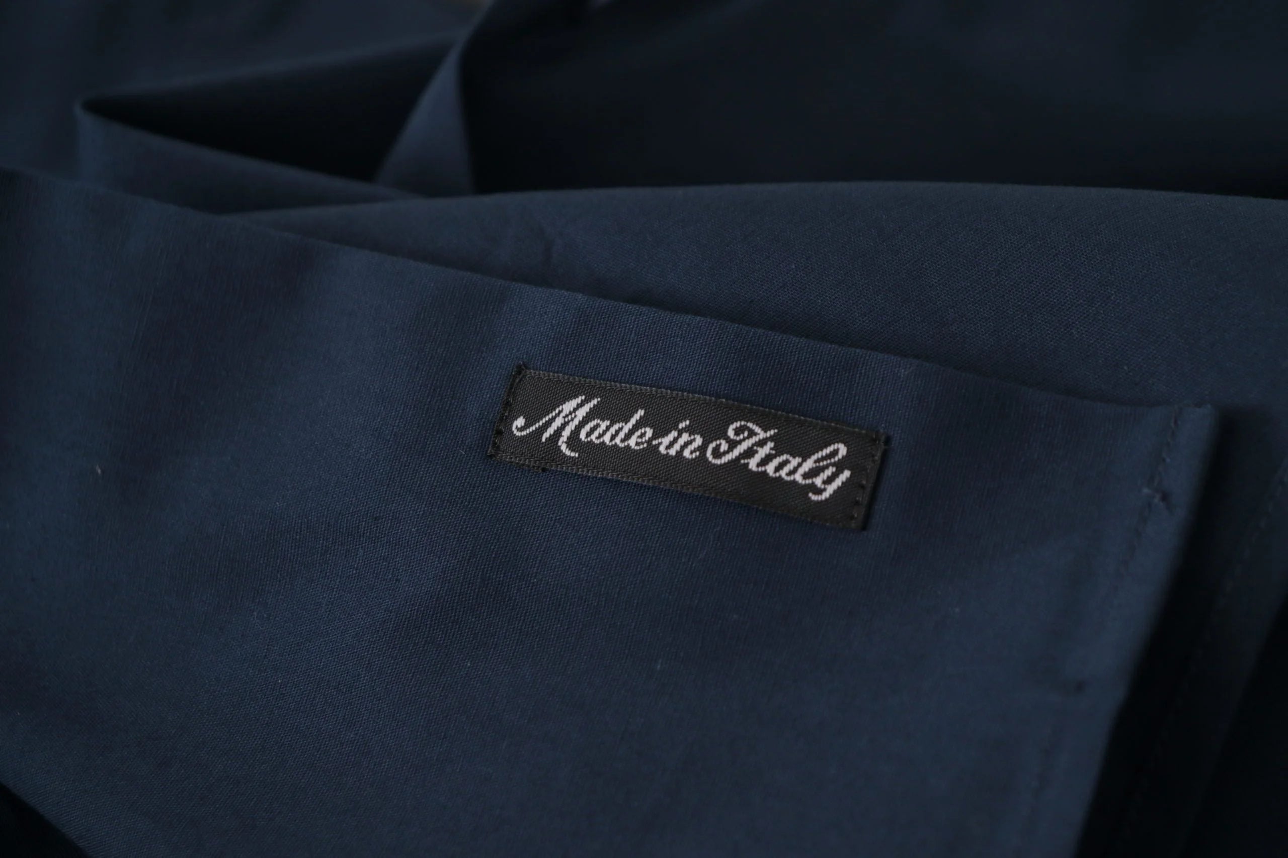 Roberto Cavalli Navy Blue Cotton Dress Formal Shirt - IT43 | XL - Shirts