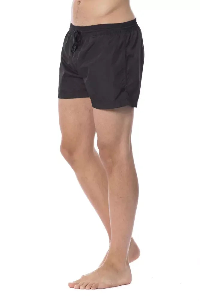 Roberto Cavalli Sport Black Polyester Men Swimsuit - Swim Boxers